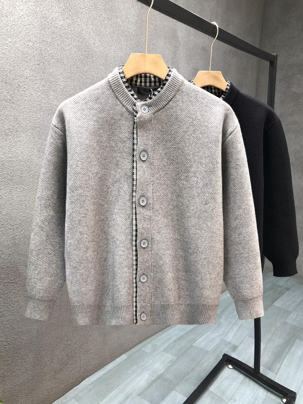 Herren Strickjacke Im Retro Look Für Den Herbst Und Winter_voghion.com