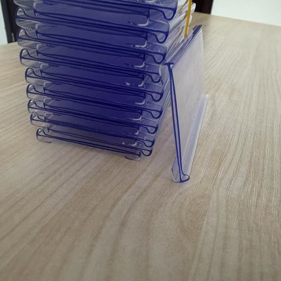 超市挂钩标签牌塑料牌价格标签牌双线挂钩铁片式 40高铁牌款