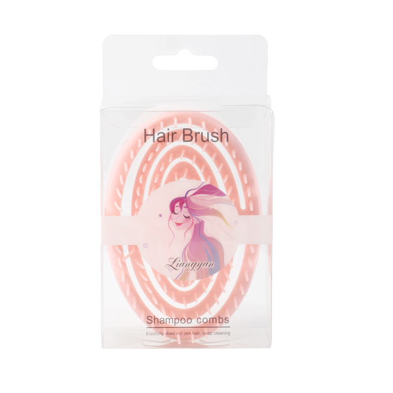 Peine de masaje portátil para cabello seco y húmedo