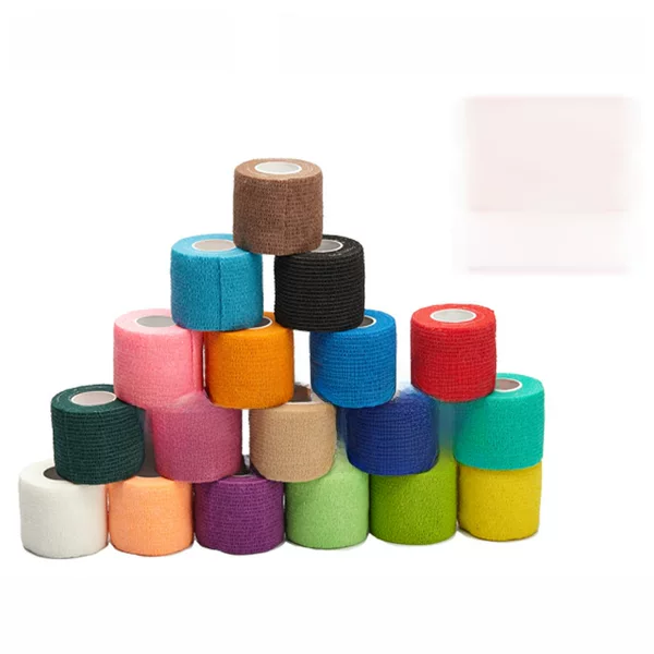 Factory Sports Elastic Bandage Non-Woven Self-Adhesive Bandage Tattoo Bandage Tape Elastic Self-Adhesive Bandage