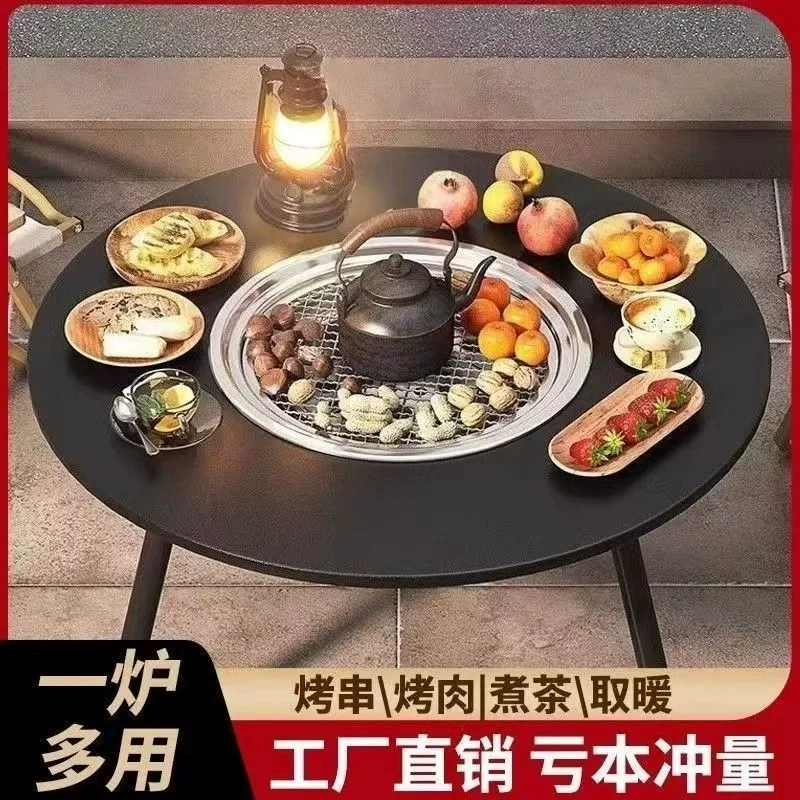 Запеченный стол для приготовления чая для барбекю Домашняя крытая печь набор комплектных приборов Открытый гриль для барбекю бассейн патио