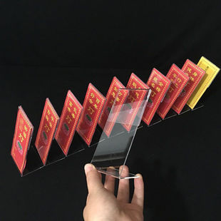 Transparent Lamp Holder 13* 6cm Thickeneded Acrylic Lamp Paper Safety Lamp Paper Display Stand Foldableable