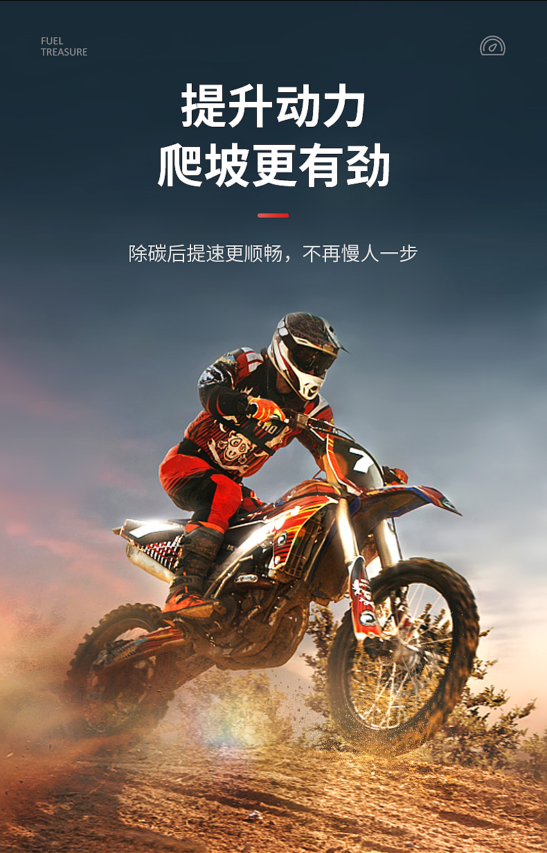 Motorcycle Fuel Additive Gasoline Additive Engine Oil System Cleaner for Removing Carbon Deposits