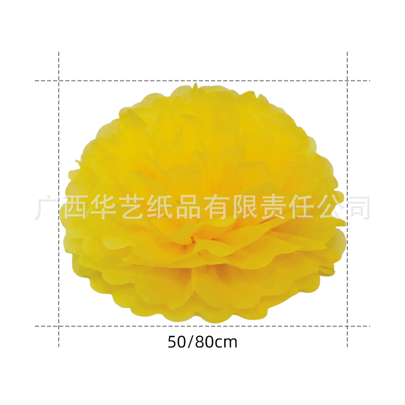 Bola de Flores de Papel Decorativo para Boda y Fiesta de Cumpleaños