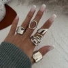 Серебристый, набор из 5 шт.