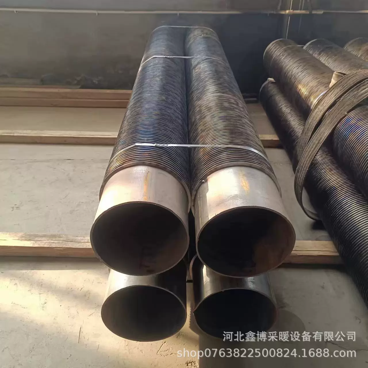 厂家直供高频焊大口径275MM翅片管温室大棚 烘干房专用供暖设备