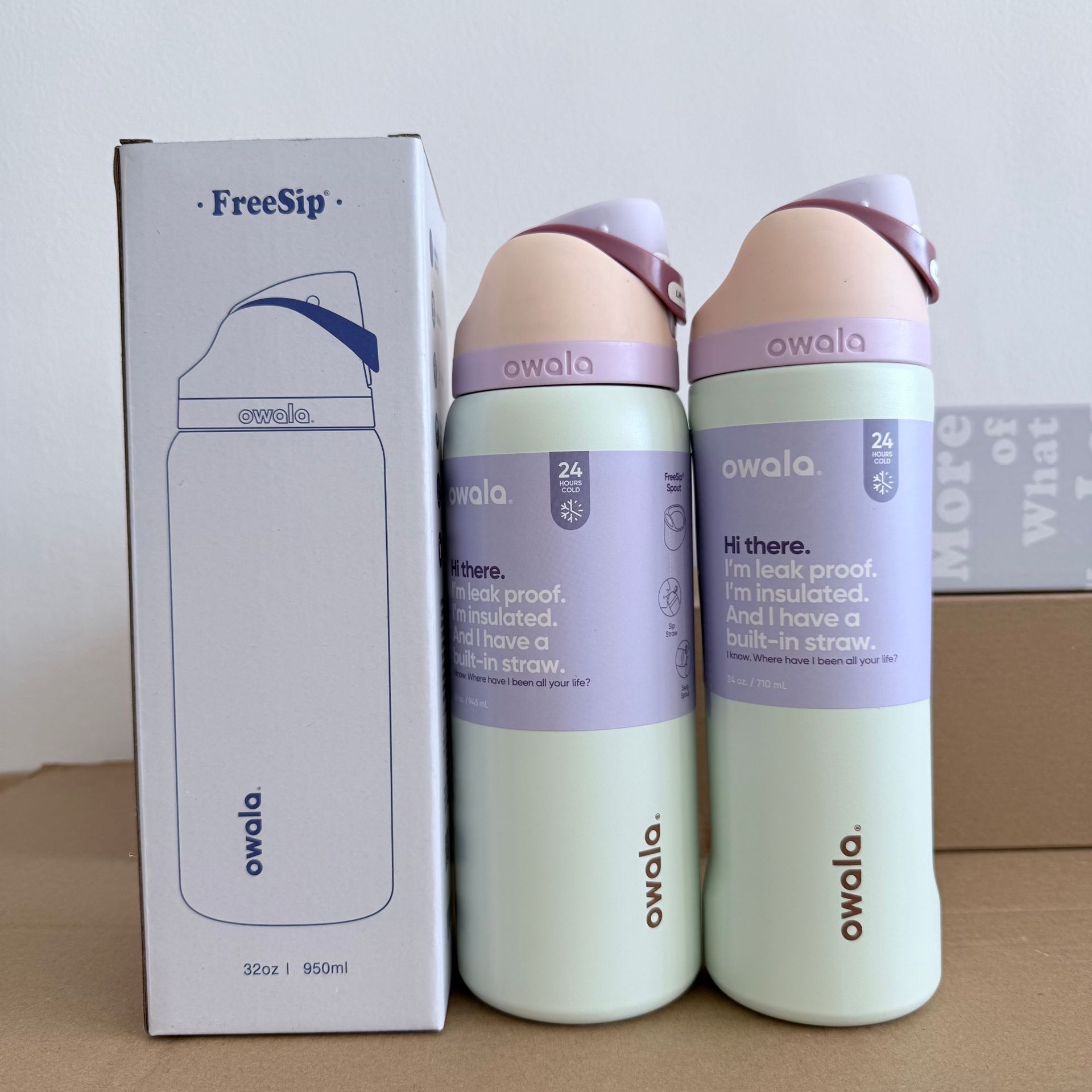 Owala en stock de gran capacidad portátil hervidor de agua al aire libre para hombres tazas de agua caliente de moda para mujeres tazas de fruta deportivas al por mayor