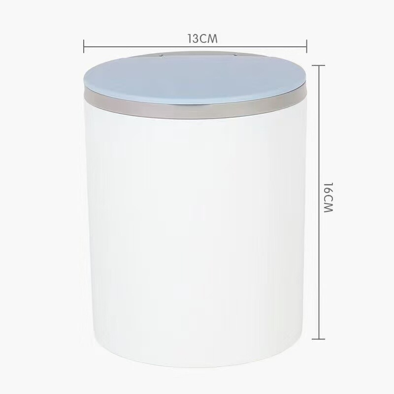 デスクトップミニゴミ箱ホームオフィスリビングルームコーヒーテーブルベッドサイドプラスチック小さなクリエイティブゴミ箱蓋付き|undefined