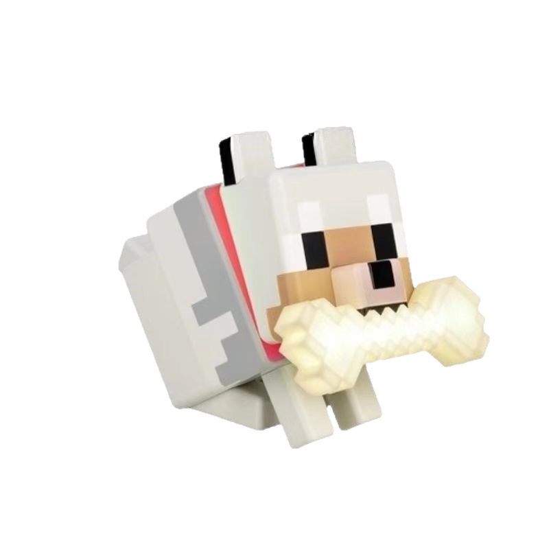 Mi mundo perimetral lámpara de diamante botella de poción de color antorcha modelo de antorcha regalo de cumpleaños