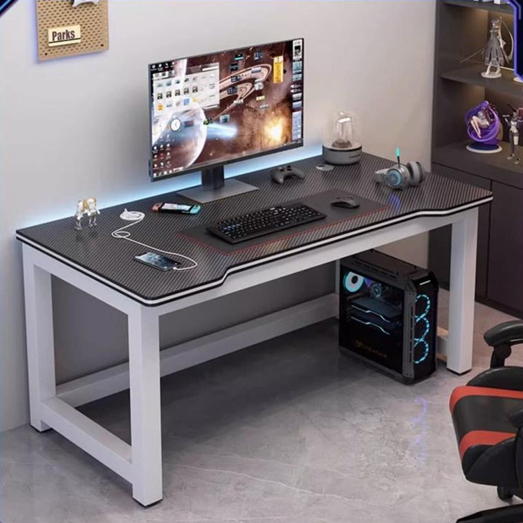 Home Carbon Fiber E-sports Computer Desk Internet Cafe Apartment Rental House Studio Modern Style Simple Learning Work Desk