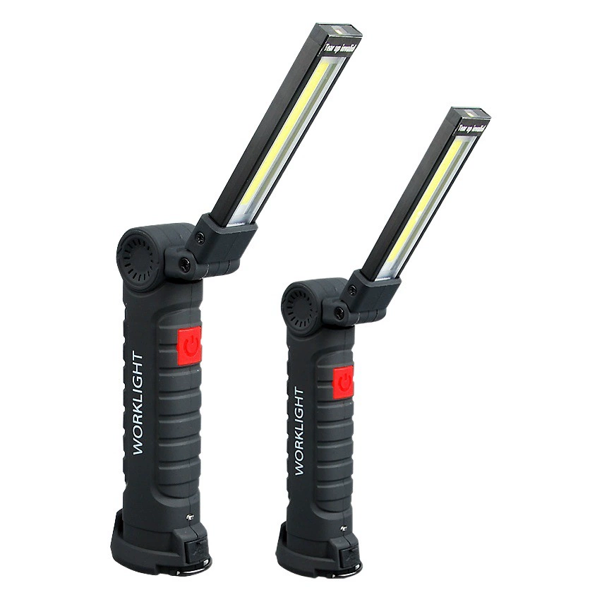 Многофункциональная зарядка cob рабочая лампа светодиодная инспекционная лампа складной автомобильный магнит фонарик ремонт наружная лампа палатки