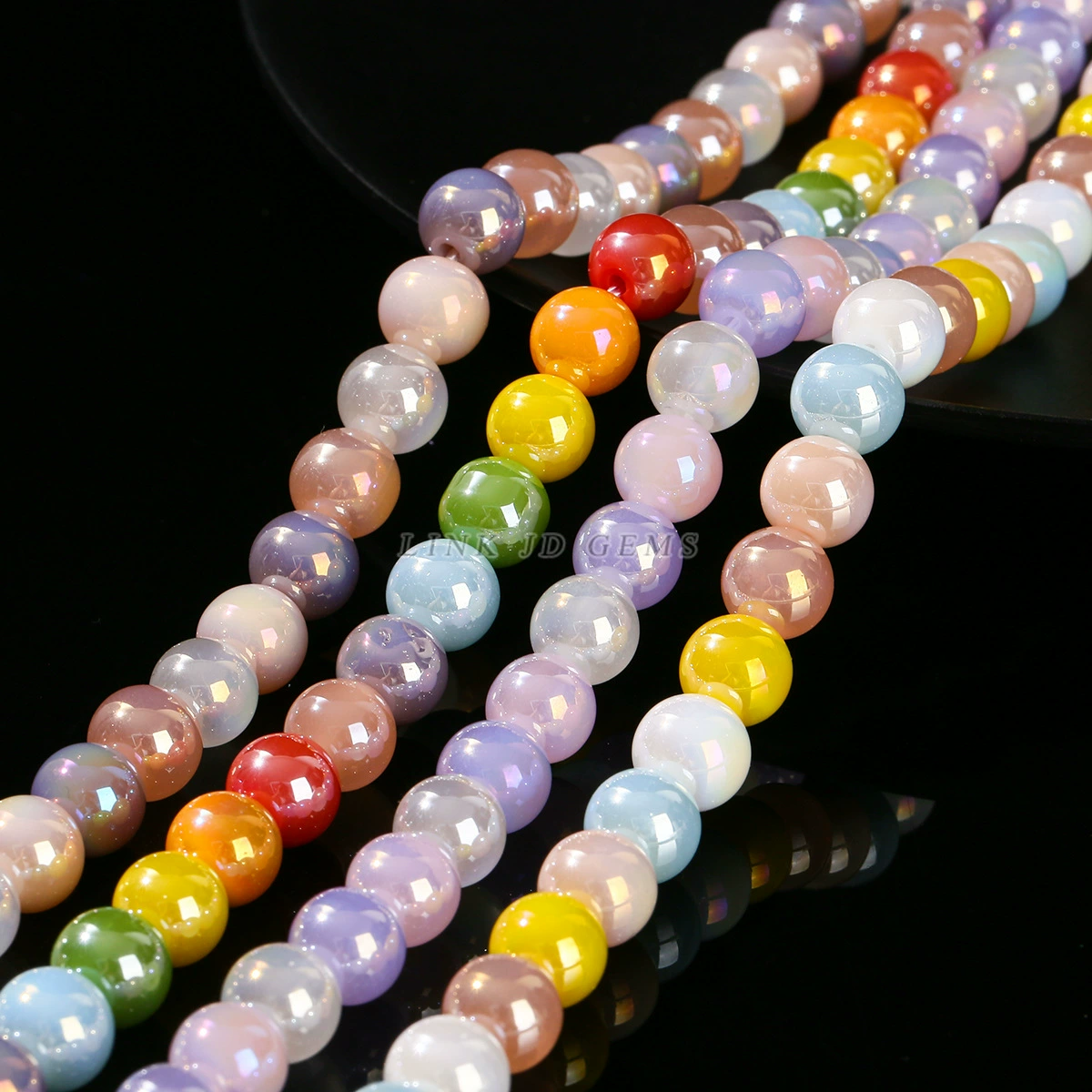 Jingde Jewelry стеклянные бусины, аксессуар, фурнитура, ручка, браслет, ручная работа