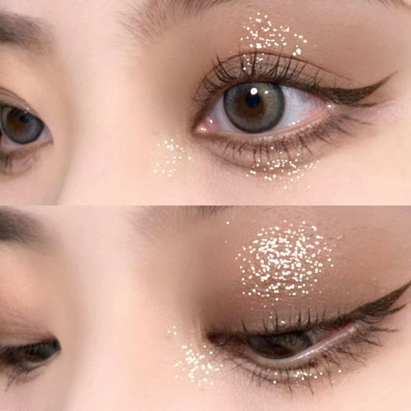 КоровникWeaving Girl Ping Qi Solo Eye Shadow Sence Flash Student Affordable High -Light Eye Shadow New Spot