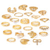 Retro universal ring from pearl, fashionable metal set