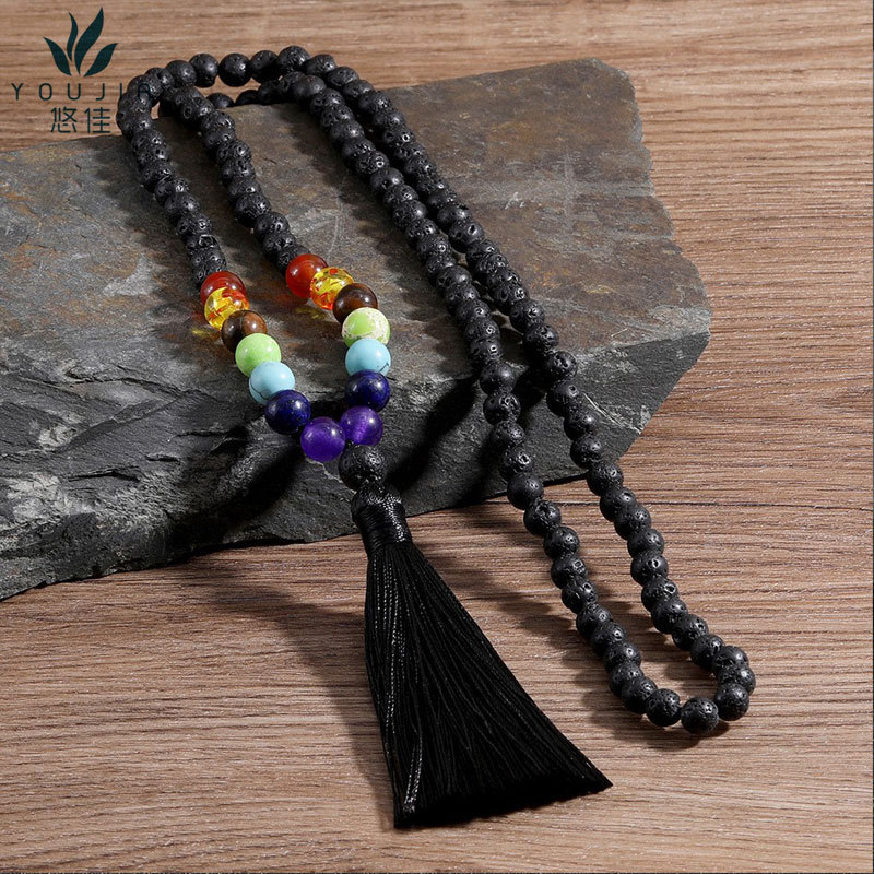 necklace from pearl for yoga