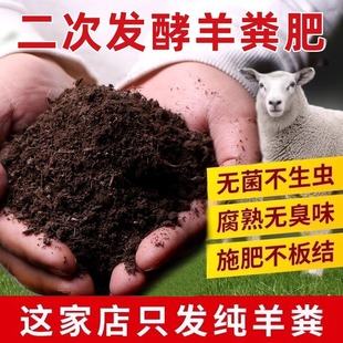 Pure Sheep Manure Fermented Organic Fertilizer for Growing Vegetables, Special Decomposed Sheep Manure Fertilizer for Vegetables and Flowers, General Flower Fertilizer, Farmyard Fertilizer