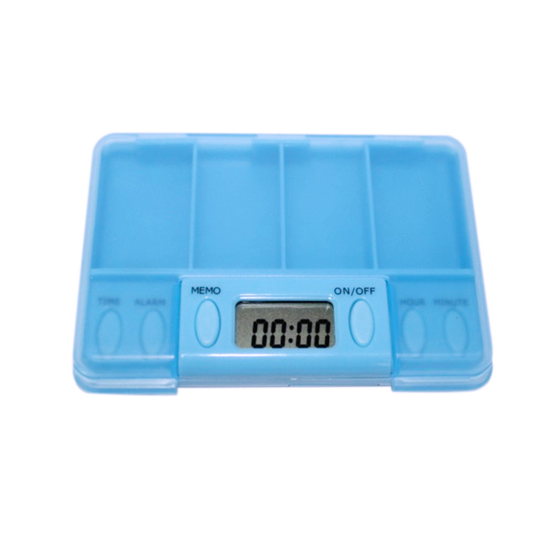 深圳 现货  批发  中性英文包装  4格电子 定时药盒 TP700B