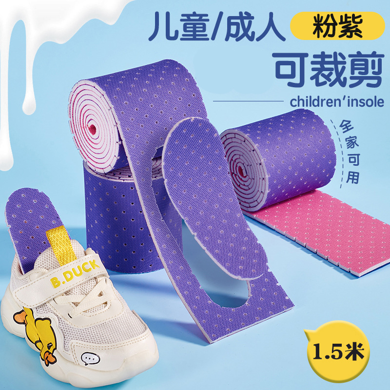 Plantillas de corte libre, transpirable, perforado, ligero, absorbente de sudor, universal para adultos y niños, de doble cara, usable y lavable