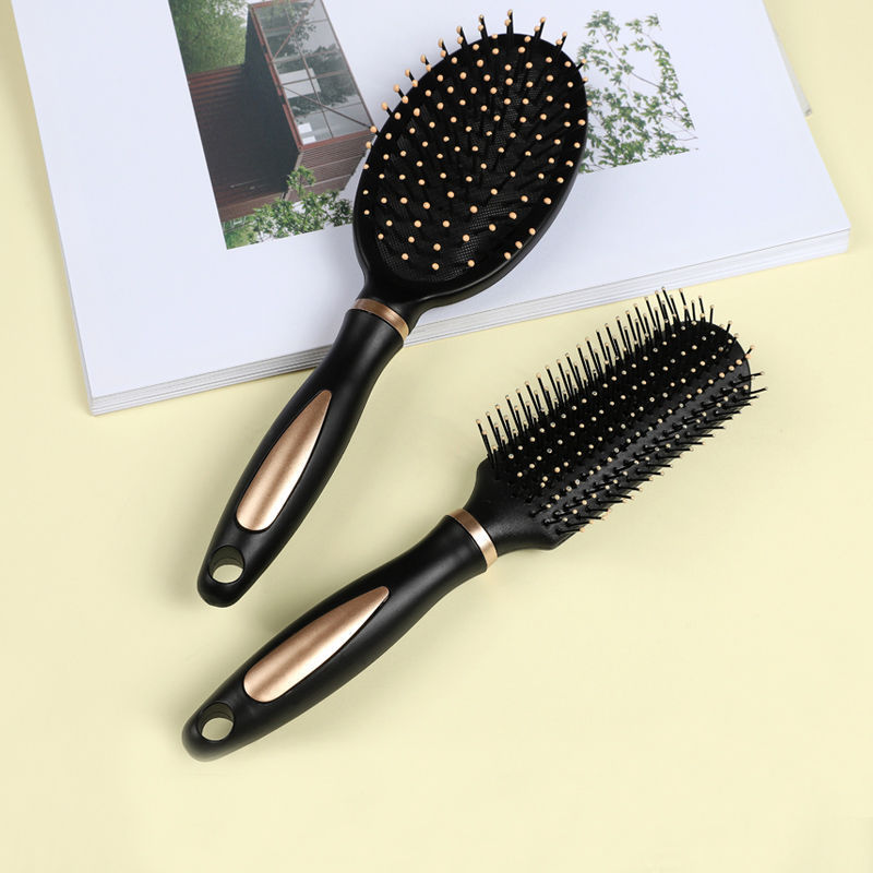 家庭用ヘアカーラーコーム、男女兼用エアクッションマッサージコーム、骨型コーム、インナーバウンドスタイリング、ヘアスタイリング用円筒型ローラーコーム|undefined