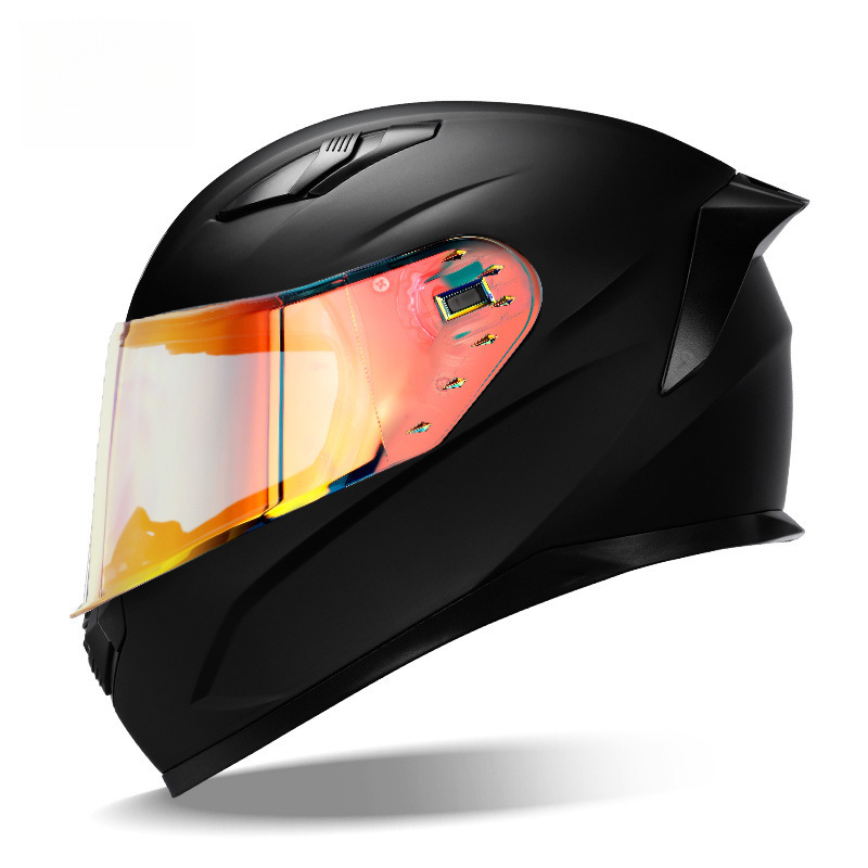 HS129 매트 블랙(화이트 렌즈 + 레드 렌즈)