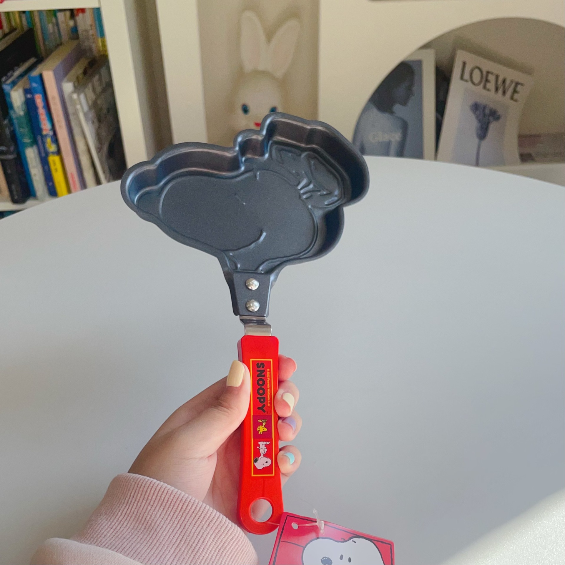 Sartén pequeño con diseños de personajes (Mickey, Hello Kitty, Snoopy), para picnic/camping