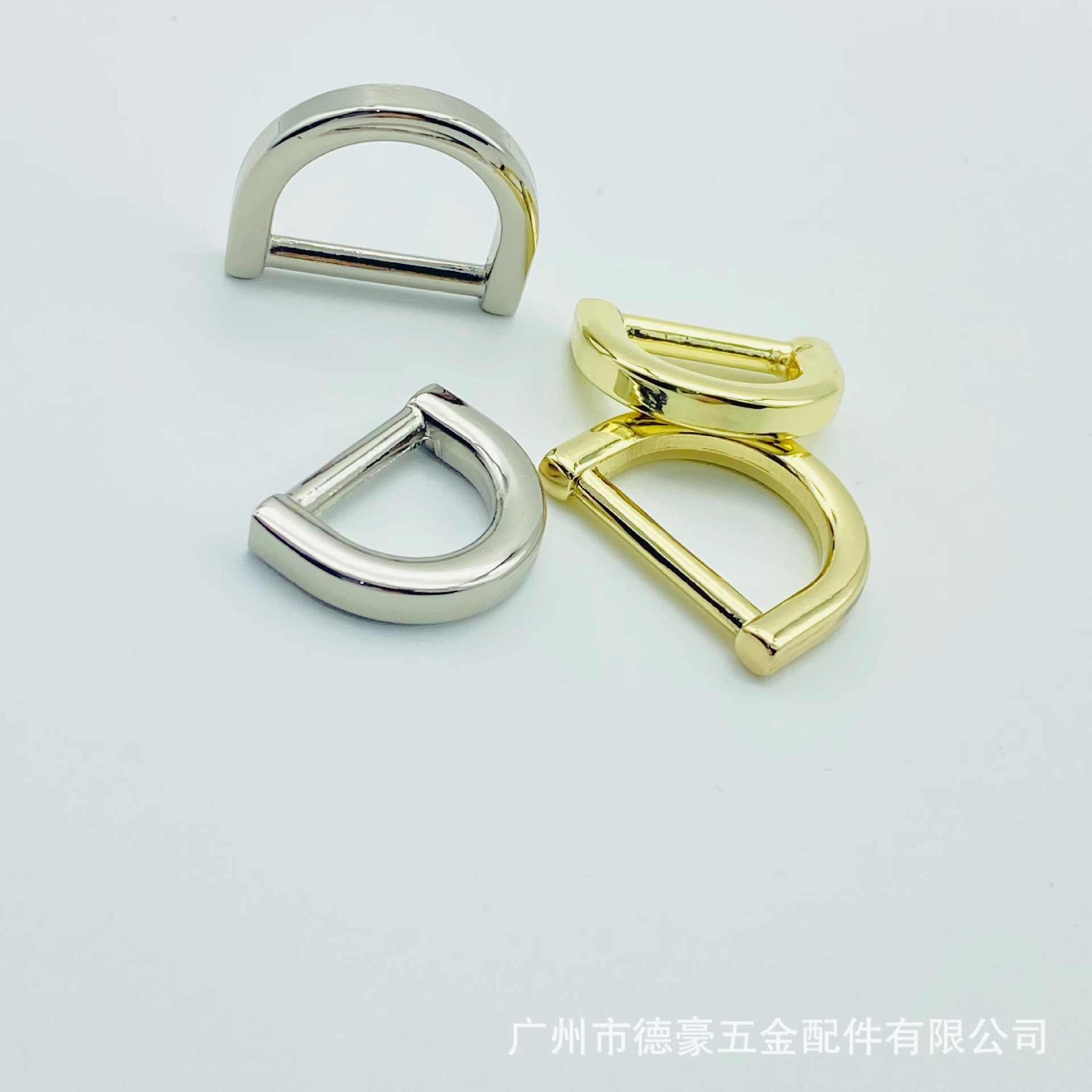 现货4分5分厚压铸扁D无缝D扣包包D扣D字扣锌合金半圆D环d型环-阿里巴巴