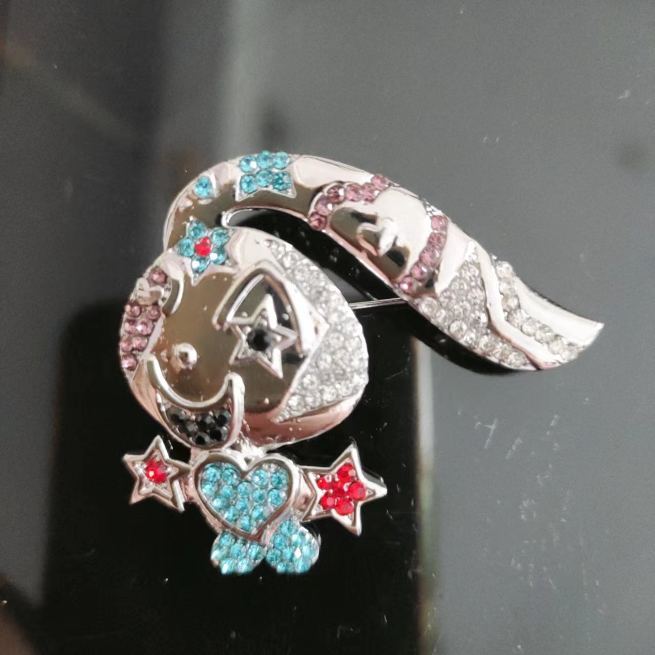 Casual Letter Flower Alloy Unisex Brooches display picture 5