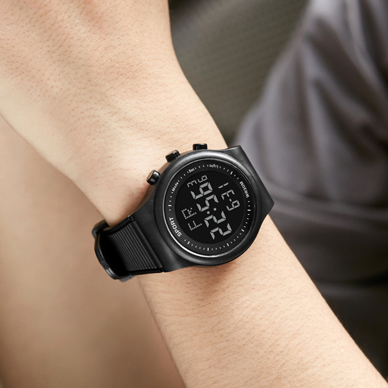 Reloj deportivo de moda masculino y femenino estudiante de secundaria juventud simple moda impermeable luminoso multifuncional reloj electrónico masculino