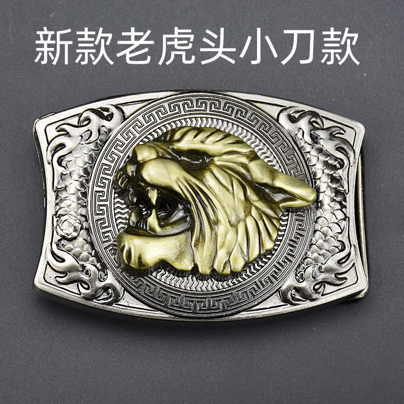 Hebilla de cinturón personalizada diadema cuchillo suave hebilla moda joven moda coreana versión hebilla de cinturón