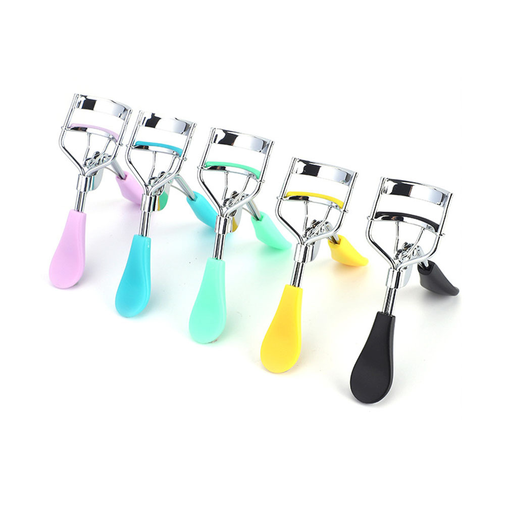 Clip de pestañas de gran ángulo coreano auxiliar de pestañas de color curva maquillaje de mujer herramientas de maquillaje portátiles en stock