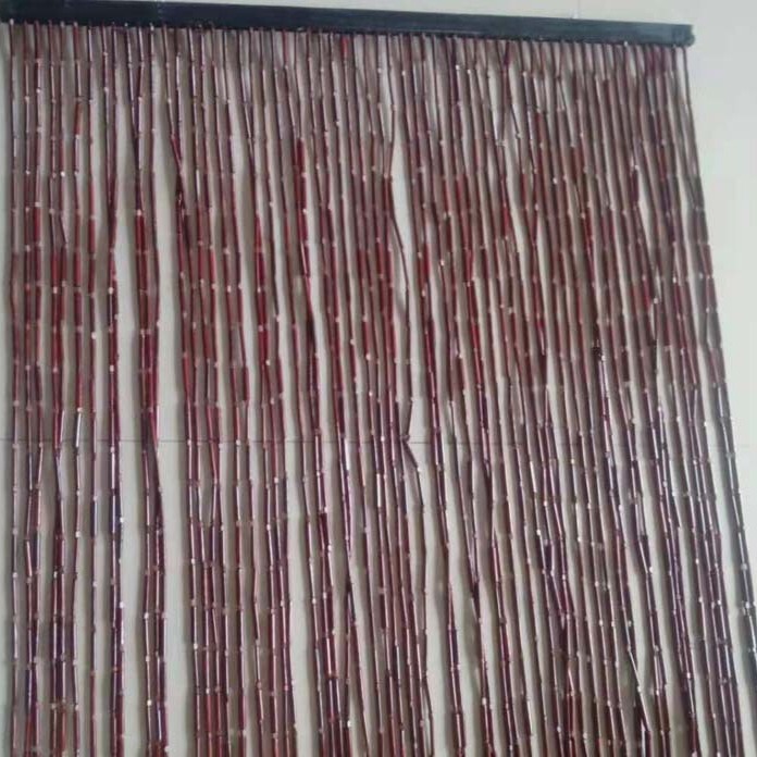 Factory decorative antique partition coffee color feng shui bamboo curtain in stock Factory decorative antique partition coffee color feng shui bamboo curtain in stock