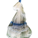 单胶丝手工撒网手工编织渔网老式传统手抛网手撒网旋网铅坠捕鱼网