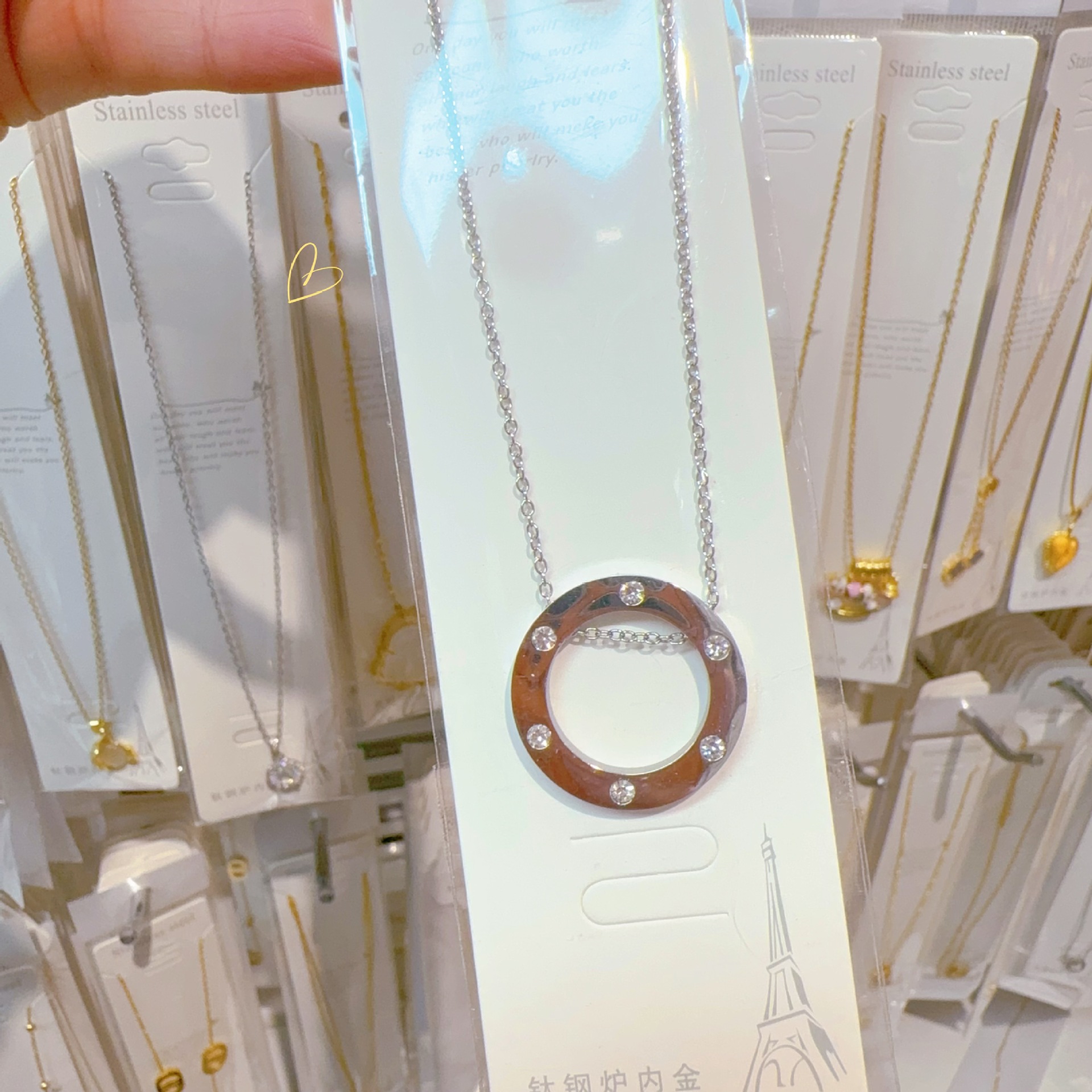 Steel necklace