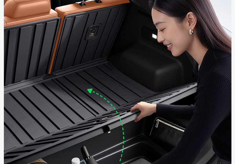 Suitable for Leapmotor D99 Trunk Mat Tpe26 New Model Trunk Flip Mat Car Interior Floor Mat Modification Accessories
