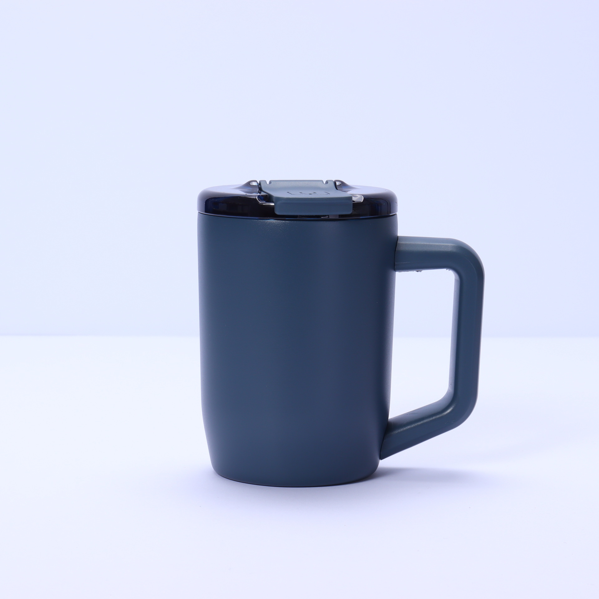 Nuevo 15oz taza de mango 304 taza de acero inoxidable con tapa taza de agua de oficina taza de leche taza de mano taza de mango