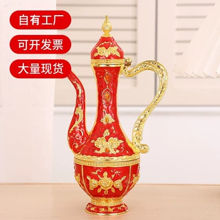 仿古酒壶结婚家用高级俄罗斯白酒壶古风酒具倒酒壶老物件分酒器