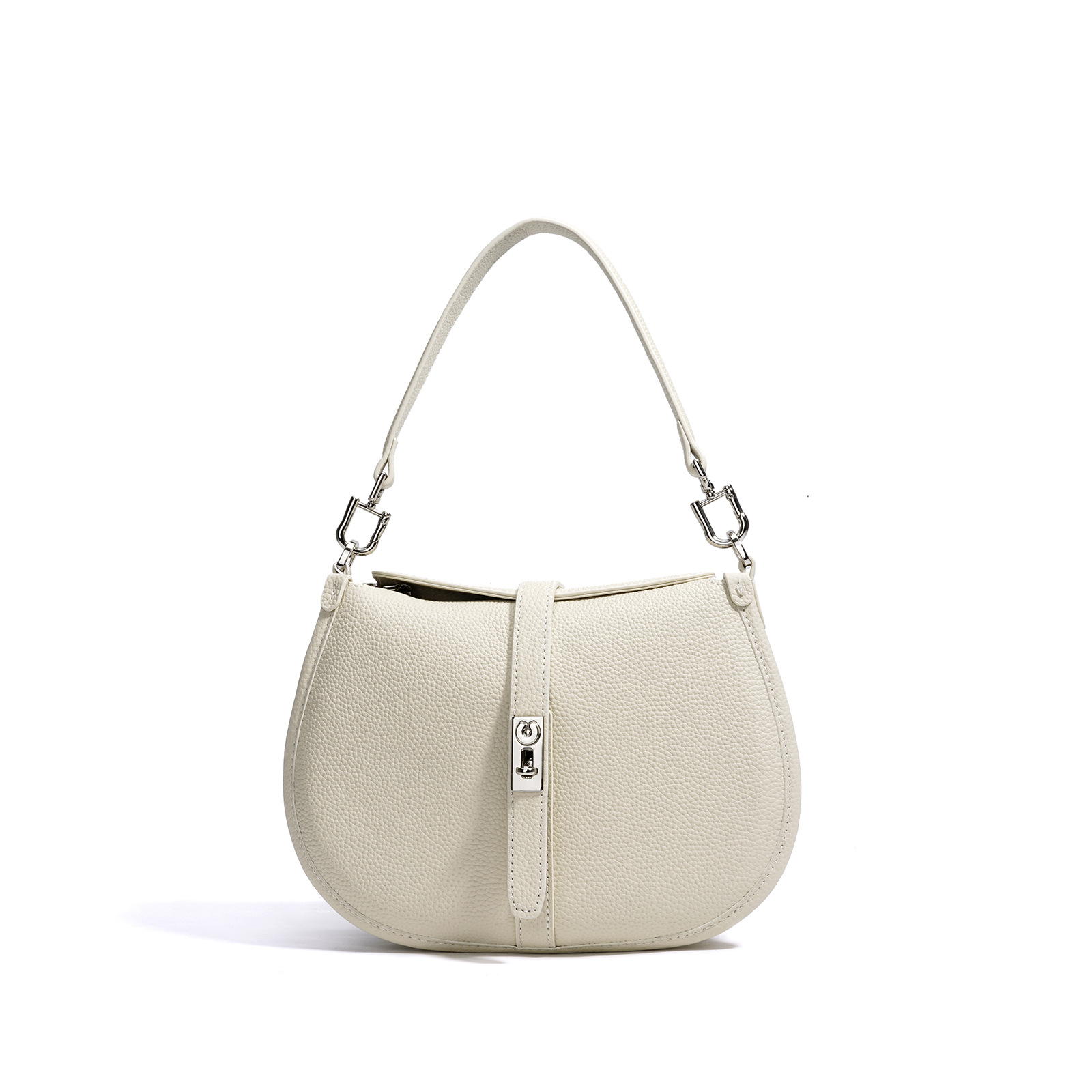 Designer Handheld Shoulder Bag Crescent Bag Niche Minimalist Genuine Leather Crossbody Bag For Women Fashionable New High-End 2026 Commuter - Thumbnail 7