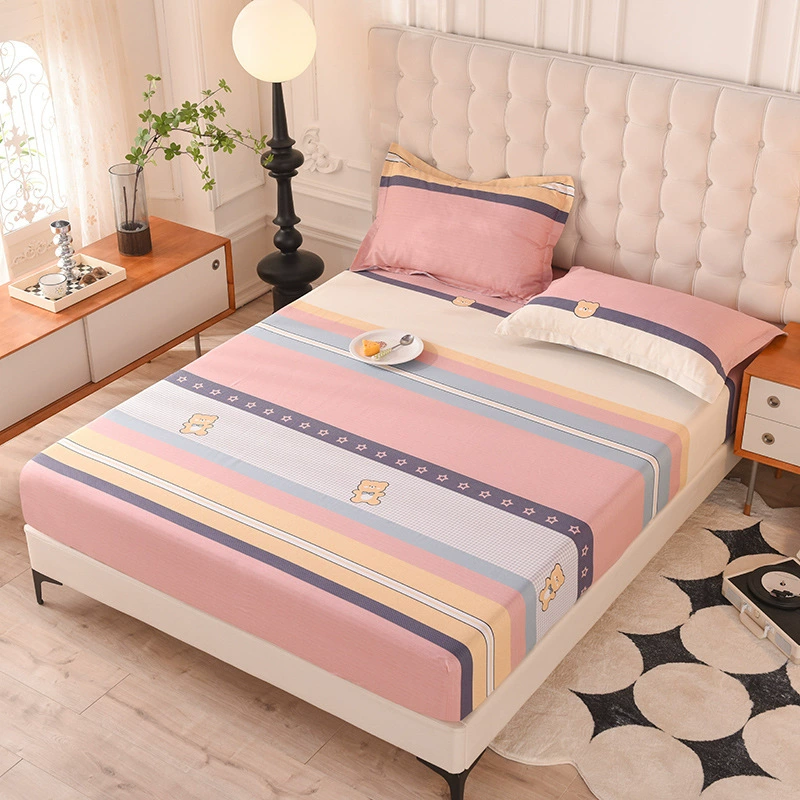Cotton sheet, fresh bedspread, non-slip mattress, protective case