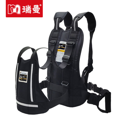 Child Motorcycle Safety Harness Breathable Summer Baby Electric Scooter Step-through Bike Strap Protective Bag for Sleeping Boys and Girls Riding