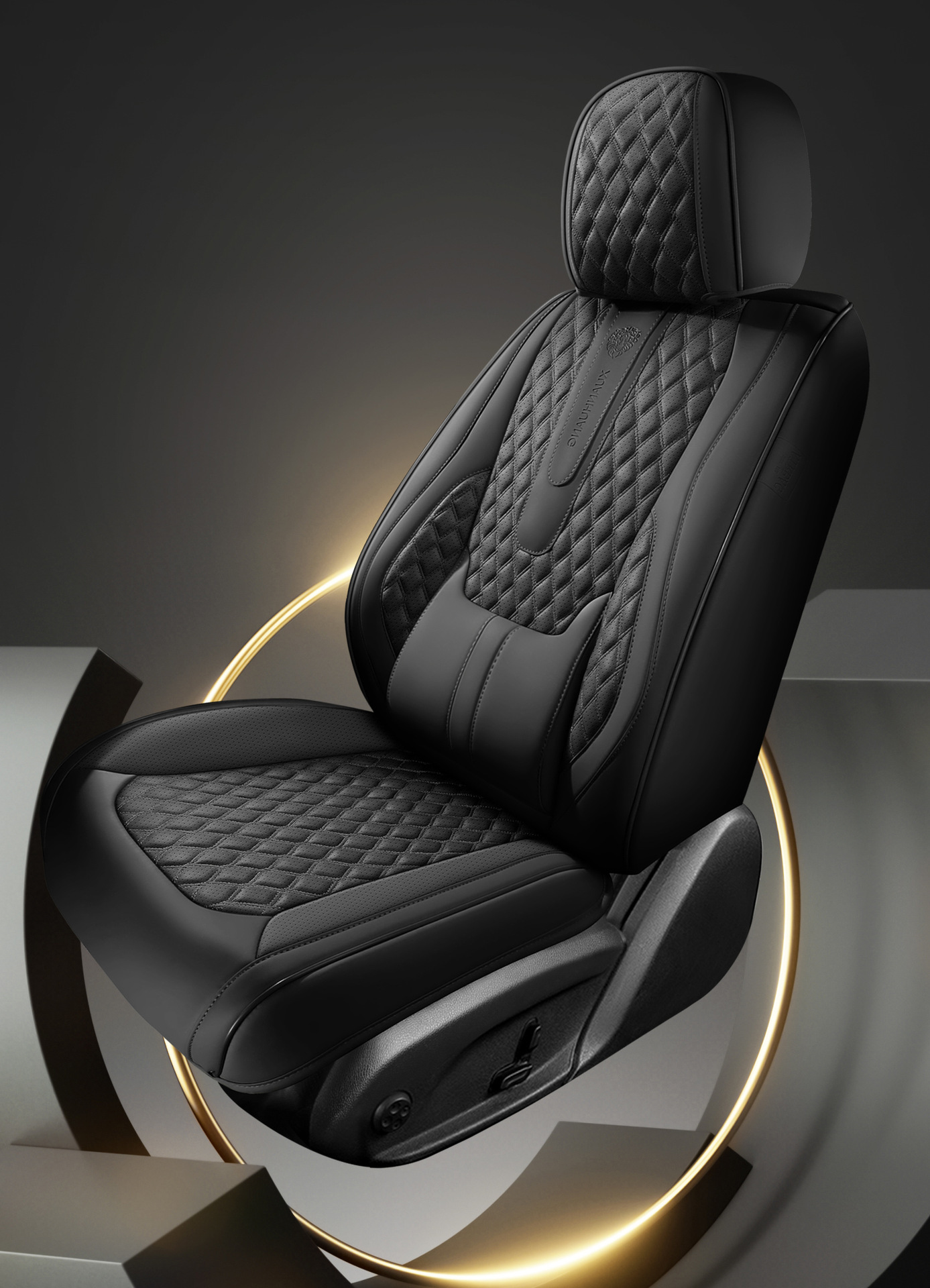 26-Year New Model Cross-Border Solid Waist-Supporting Nappa Leather All-Season Universal Seat Cushion for Export Wholesale Car Seat Cushion