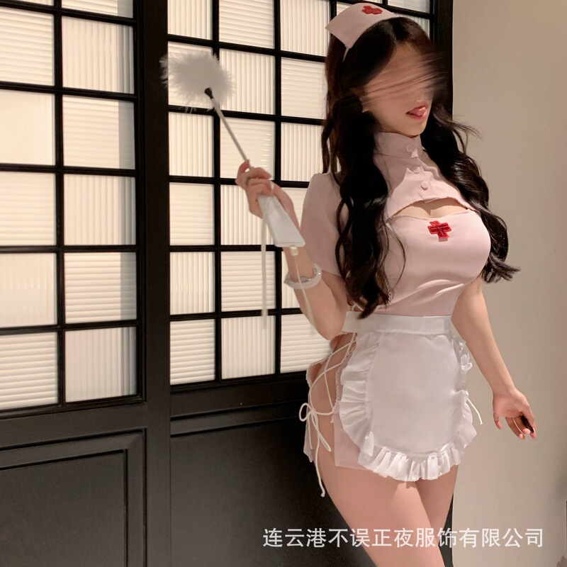 Don't miss the night sex underwear pure desire nurse uniform sexy small chest hip suit temptation to take off pajamas qqny