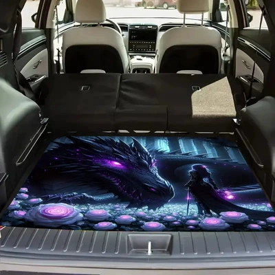 Floor Mat, Avtomobil döşəmə paspasları - jq-trunk-mat-5-75100cm