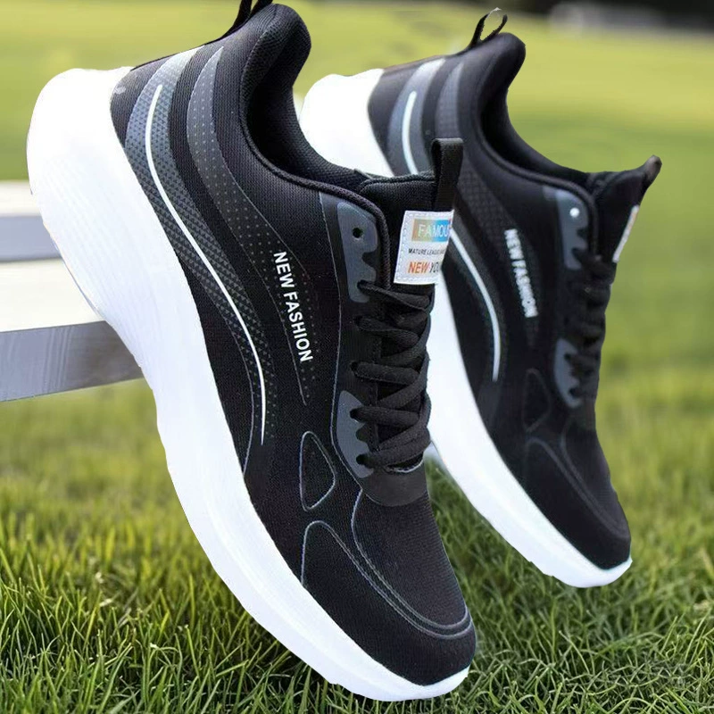 Sports summer silk breathable casual footwear for leisure, universal trend sports shoes, soft sole