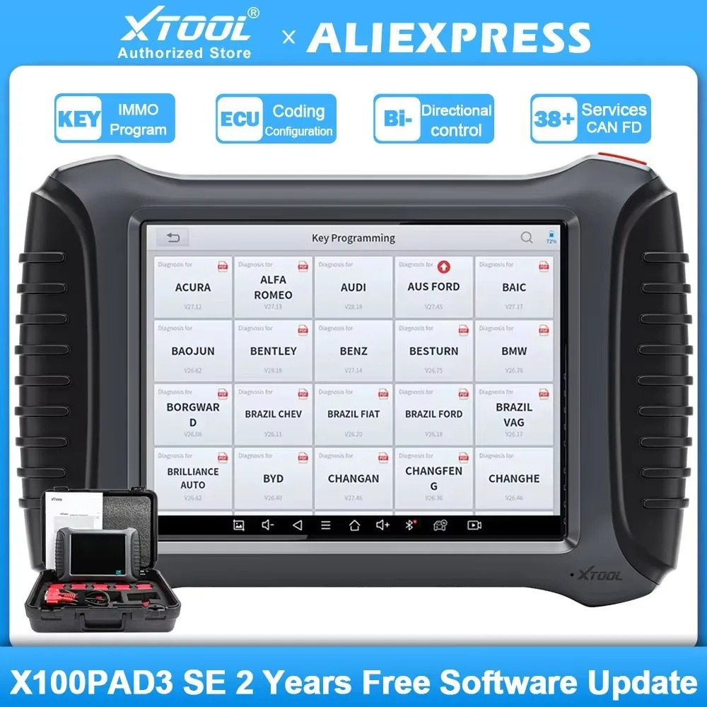XTOOL X100 PAD3 SE  Key Programmer  All Key Lost IMMO Learn