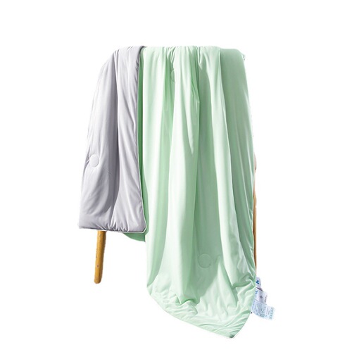 Japanese Technology A-Grade Cool-Feeling Silk Ice Cream Pillowcase Washable Summer Cooling Blanket Air Conditioner Blanket Summer Thin Sheet Wholesale