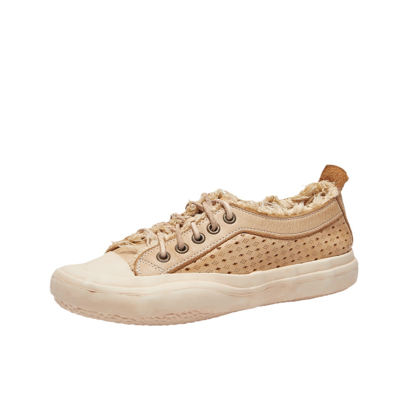 Elite leather retro summer casual footwear platform