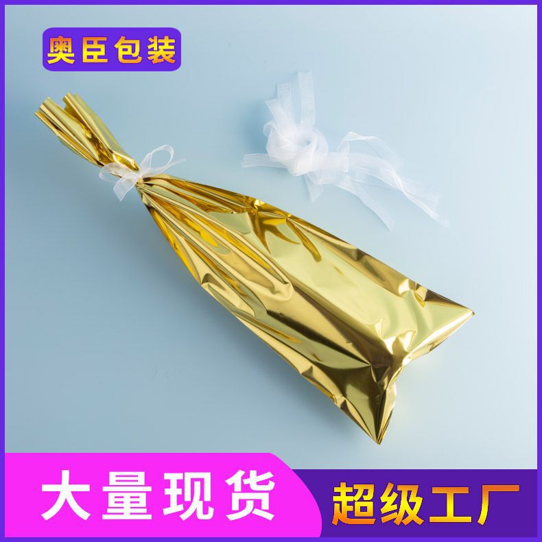 Red Wine Packaging Bag Gift Plastic Bag Aluminum Flat Pocket New Year Wedding Christmas Gift Bag Blind Bag Empty Bag