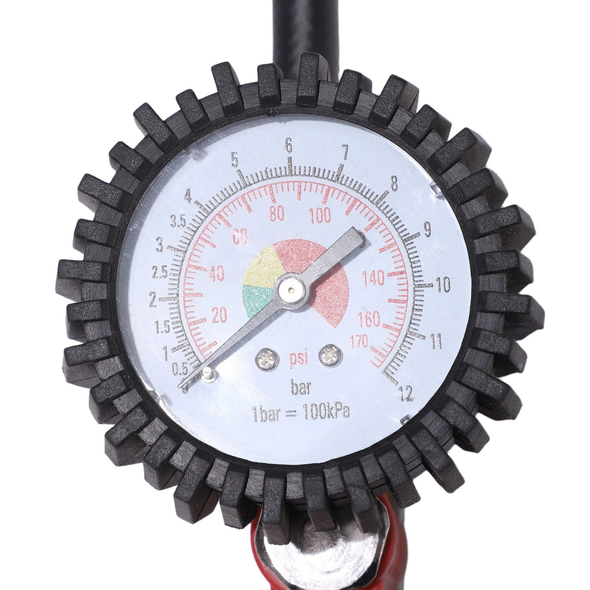 Tire pressure gauge, air pressure gauge, high-precision inflating tire pressure gauge, car tire pressure monitor, high-pressure inflatable digital display gauge
