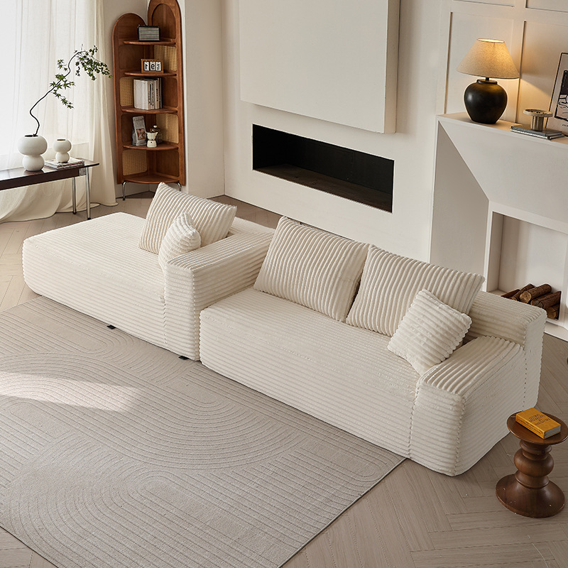 Sofá de compresión de vacío de bloque de tofu, módulo perezoso combinado, sala de estar, pequeño tipo de casa, moderno y simple sofá de tela transfronterizo