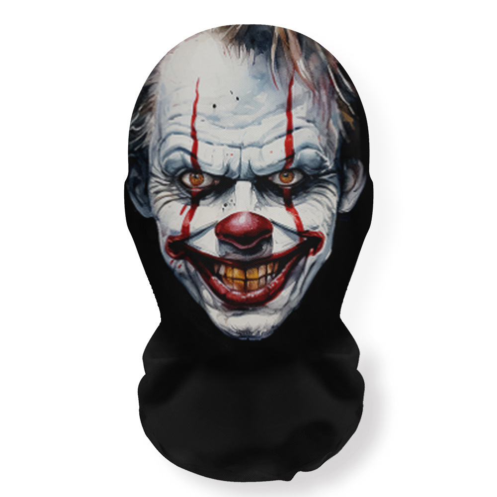 Cross-border Halloween Skull Series props parodia máscaras cubierta de cabeza nuevos productos spot todo el rostro protector solar extraño